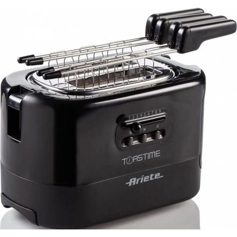 Ariete 0159 Tostadora 2 Rebanadas con Pinzas Negra Potencia 700 W (1/2)