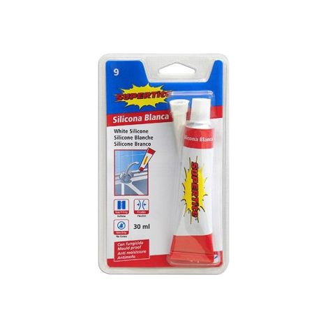 Tubo silicona blanca blister 30 ml