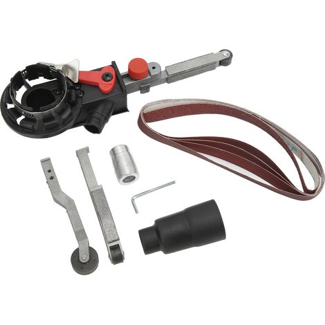 Adaptateur pour meuleuse d'angle de 15 mm vers ponceuse à bande, machine-outil à bande abrasive à vitesse variable (1/5)