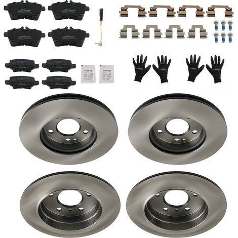 Discos 276mm 258mm Pastillas Freno for Mercedes-Benz A B 169 245 2004-2012 (1/5)