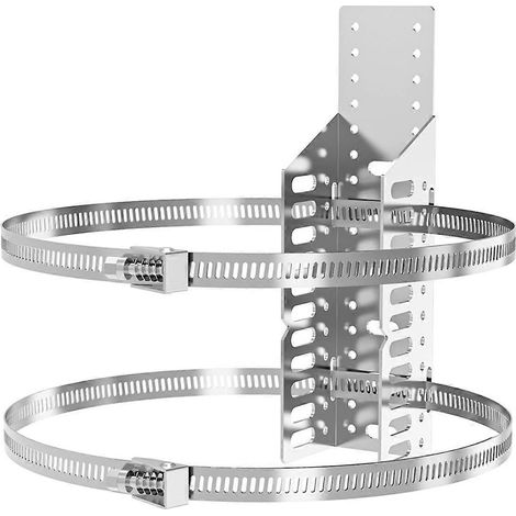 Support de fixation pour vase d'expansion de chauffe-eau, support de vase d'expansion thermique avec 2 sangles antisismiques (1/5)