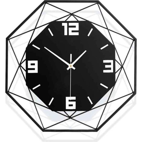 Horloge Murale Silencieuse 30cm Design 3D - avec Pendule Décorative - Modèle Original