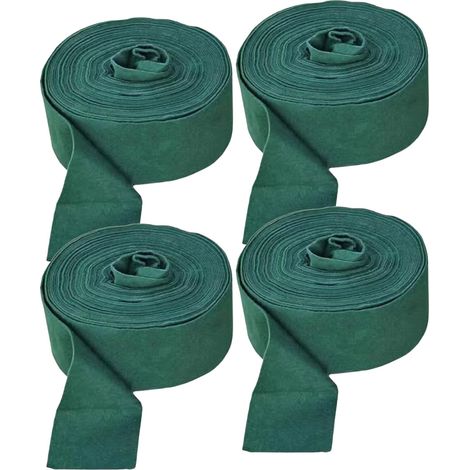 Confezione da 4 cerotti protettivi per tronchi d'albero - 12 cm x 18 m - Resistenti all'inverno - Doppio strato - Mantengono gli alberi caldi e idratati - Verde