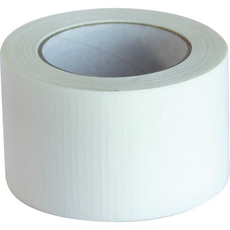 Ruban adhésif Toilé BLANC - 50mlx50mm 180 µm