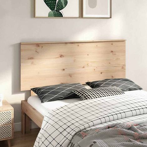 vidaXL Cabecero de cama madera maciza de pino 154x6x82,5 cm (1/5)