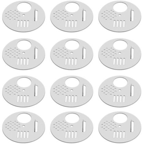 Porte d'entrée de ruche (12 pièces) Disques à abeilles en acier inoxydable - AquaForge (1/5)