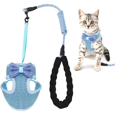 Sangle de poitrine pour animaux de compagnie de style gilet (gris)