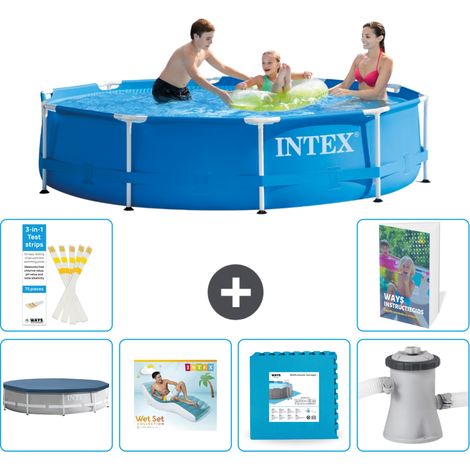 Frame Pool Rund - 305x76 cm - 7-teilig S129