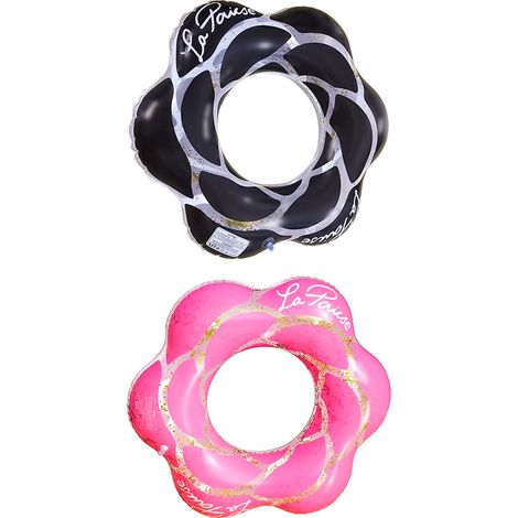 Stück – Schwimmboje für Kinder, Schwimmboje mit rosa Blütenblättern, dicke aufblasbare Poolschwimmer, Schwimmboje geeignet für Kinder im Alter von 5–9 Jahren, Sommer-Schwimmboje im Freien (1/5)