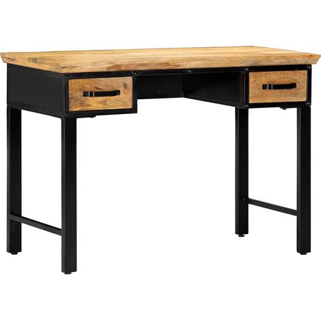Scrivania 110x50x76 cm in Legno Massello di Mango vidaXL (1/5)