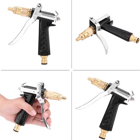 Lance d'arrosage haute pression pour lavage auto, jardinage, nettoyage, pistolet pulvérisateur puissant (1/5)