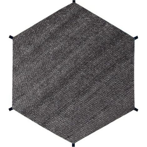 Filet de protection rond pour trampoline, matériau en maille PP durable, facile à installer, idéal pour les pique-niques, les cours, les événements communautaires et les fêtes d'anniversaire, 3,06 m (1/5)