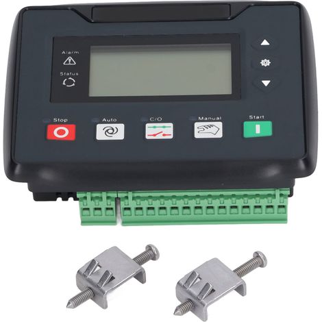 Module de contrôle de générateur avec écran LCD, démarrage/arrêt automatique, résistant à l'usure, contrôleur DC8V-35V (1/5)