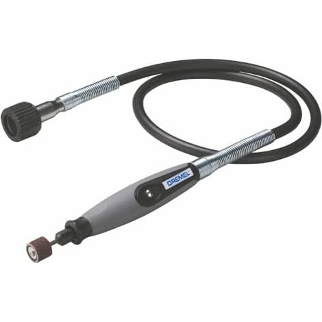 Accessoire pour outil rotatif Dremel 225-01 à arbre flexible avec poignée ergonomique et câble long, gris (1/5)