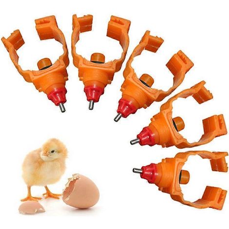 10 Stück automatische Hühnertränkenippel für Entenküken und Geflügel
