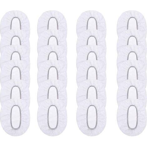 100 Pièces Protecteurs d'Oreille Jetables Claire Couvre-Oreille Imperméables pour Teinture Capillaire Douche Baignade