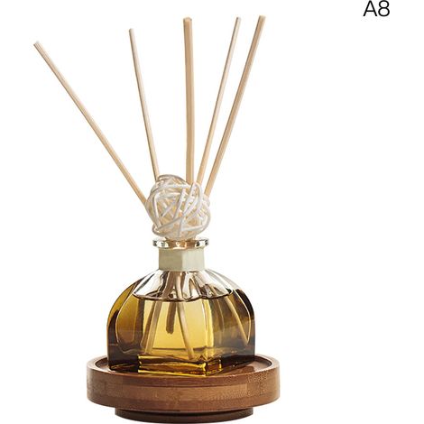 Flammenlose, erfrischende Lufterfrischerstäbchen für Küche/Bad – 1x Aroma-Rattan-Packung (1/5)