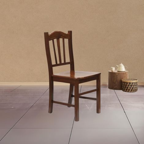 Sedia in legno con seduta in massello colore noce classico - Silvana (1/5)