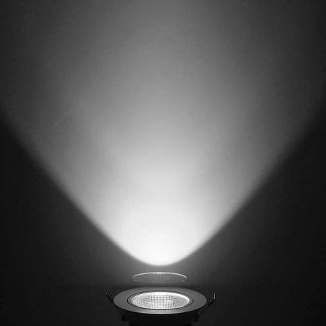 Plafonnier LED COB en aluminium, encastré, pour décoration intérieure, diamètre d'ouverture 69 mm, 3 W, 110 V, blanc froid (1/5)