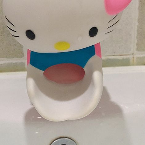 Robinets prolongateur enfant forme mignonne courbe entrée d'eau sécurité cache robinet Type4 (1/4)