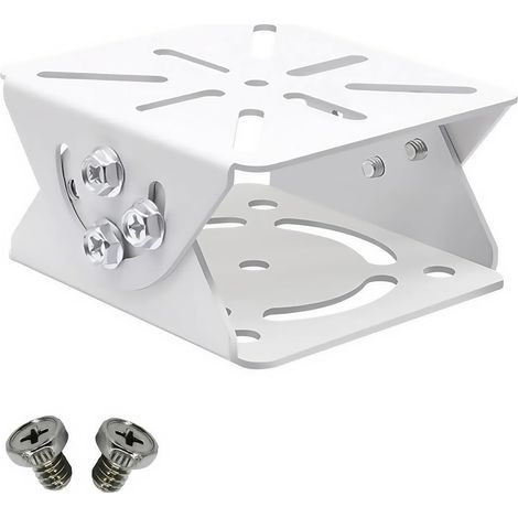 2 soportes de montaje de acero para cámaras de CCTV, acoplamiento articulado tipo pico de pato 2D, soportes para cámaras de CCTV, compatibles con cámaras de CCTV. (1/5)