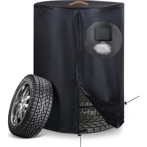 Reifenabdeckung 420D wasserdicht für 4 Reifen bis 81cm Durchmesser (1/5)