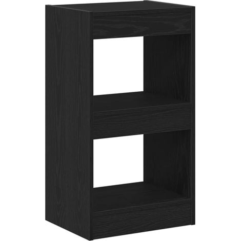 vidaXL Armadio per Libri Rovere Nero 40 x 30 x 71,5 cm (1/5)