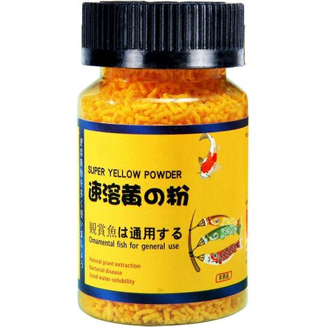 Poudre de traitement pour poissons d'aquarium (poissons dorés, carpes koï et poissons tropicaux) et d'eau de mer