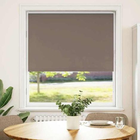 4011000 Store enrouleur occultant café 110x150cm largeur du tissu (1/5)