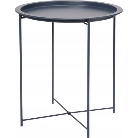 Tisch mit Tablett DR-ST429NY marineblau 47 cm (1/5)