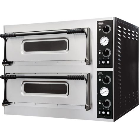 Four à pizza électrique - 8 pizzas 32 cm - Double compartiment - 9,4 kW - Combisteel (1/2)