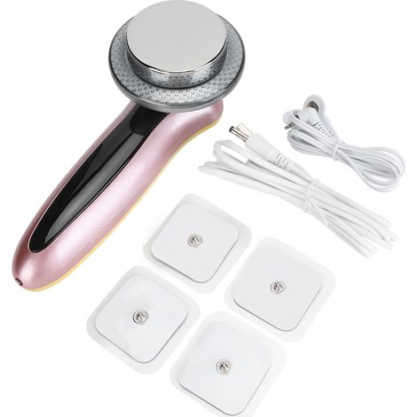 Appareil de massage facial à ultrasons rechargeable, modelage corporel brûle-graisse, machine beauté lumineuse couleur (1/5)