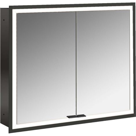 emco prime Armario con espejo iluminado, 800 mm, 2 puertas, (1/5)