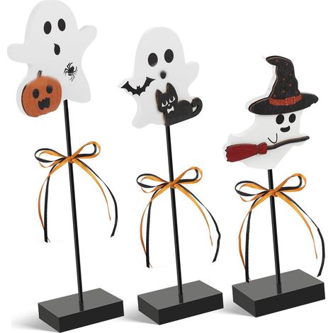 Lot de 3 décorations de table d'Halloween pour décoration d'intérieur (1/5)