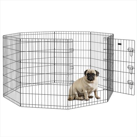 Barrière pour chien Enclos de jardin modulable pour animal (1/5)
