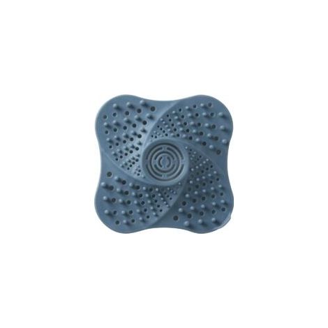 Filtri per scarico lavello, 1 pezzo, blu, TPR, 13 x 13 cm, con 4 ventose, tappo per acqua del bagno, filtro per capelli per doccia, filtro raccogli capelli per vasca da bagno, F-Crezuo Cleaning