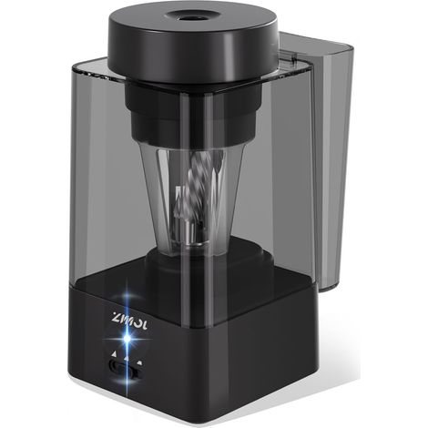 Sacapuntas Eléctrico Recargable - Punta Larga Hasta 17 mm - Auto-Parada - Compatible con Lápices de 6 a 12 mm - 2000 mAh