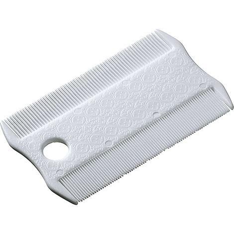 PETTINE ANTIPULCI DOPPIO PER CANI E GATTI cm 8,5x5,2x0,3h
