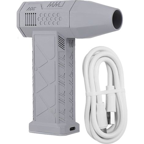 Bürstenloser, tragbarer Luftstrahlventilator mit 130.000 U/min, 200-W-Turboventilator, Hochleistungsgebläse, Tastaturreinigungswerkzeug mit USB-C-Ladeschnittstelle (1/5)