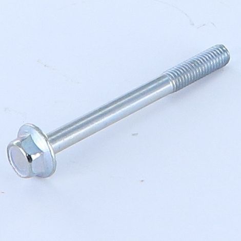 Corps de boulon filetage partiel Tête hexagonale TH M5X50 Filetée sur 16 Embase collerette crantée Classe 6.8 Acier-30 pièces