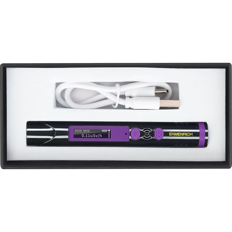 Détecteur de radiations Levenhuk Ermenrich Ping RD20 noir compact (1/5)
