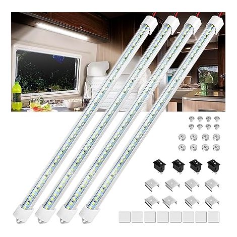 LED Interior Light Bar 12 V Light Bar with Switch for Car Truck Camper Boat
