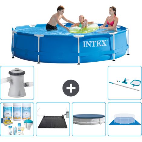 Intex Piscine Tubulaire Ronde - 305x76 cm - 7-pièces S20407 (1/5)