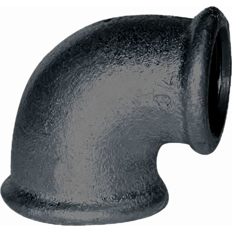 Winkelstück verformbar 90° schwarz, 26X34, weiblich