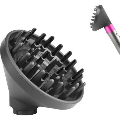 Diffuseur de sèche-cheveux compatible Dyson, embout de coiffage amélioré, rose, 34,5 x 11,4 x 11,4 cm, accessoire (1/5)