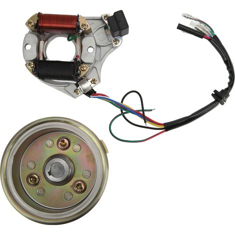 Kit rotor de stator et de volant magnétique pour moteur 110 cm³/125 cm³ (pit bike, pit bike, trail, moto cross). (1/5)