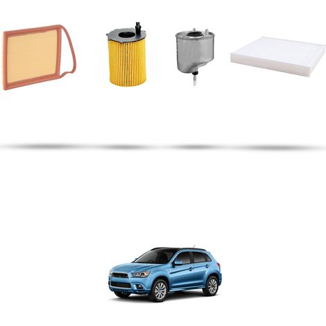 Kit tagliando 4 filtri compatibile con Mitsubshi ASX (GA7W) 1.6 DI-D 84kw Dal 2015 (1/5)