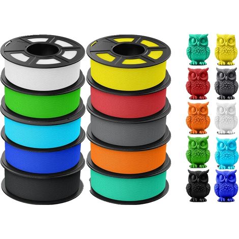 Filament 3D, Haute Vitesse, Résistance Améliorée, HSMPETG Mélange-3 11KG (1/2)
