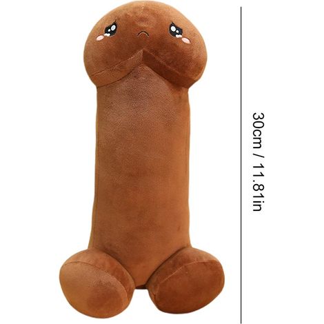 Coussin Poupée Peluche Drôle Cartoon Oreiller Doux Anti-Stress Peluche Cadeau Enfant Doudou Moelleux Décor Chambre Jouet Câlin (1/5)