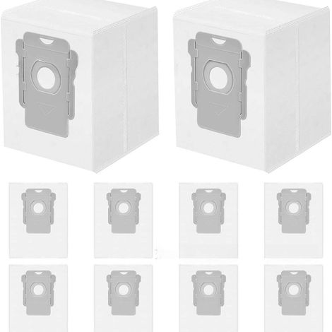 Kompatibel mit iRobot i7 Staubbeuteln, i3/i8/S9+ und iRobot Saugroboterzubehör mit 10-teiligen Vlies-Staubsammeltüchern. (1/4)